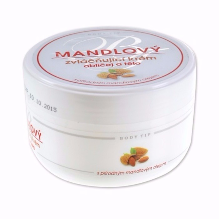 Vivaco Krém na obličej a tělo s mandlovým olejem BODY TIP 250 ml