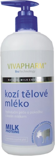 Vivaco Kozí hydratační tělové mléko Vivapharm 400 ml