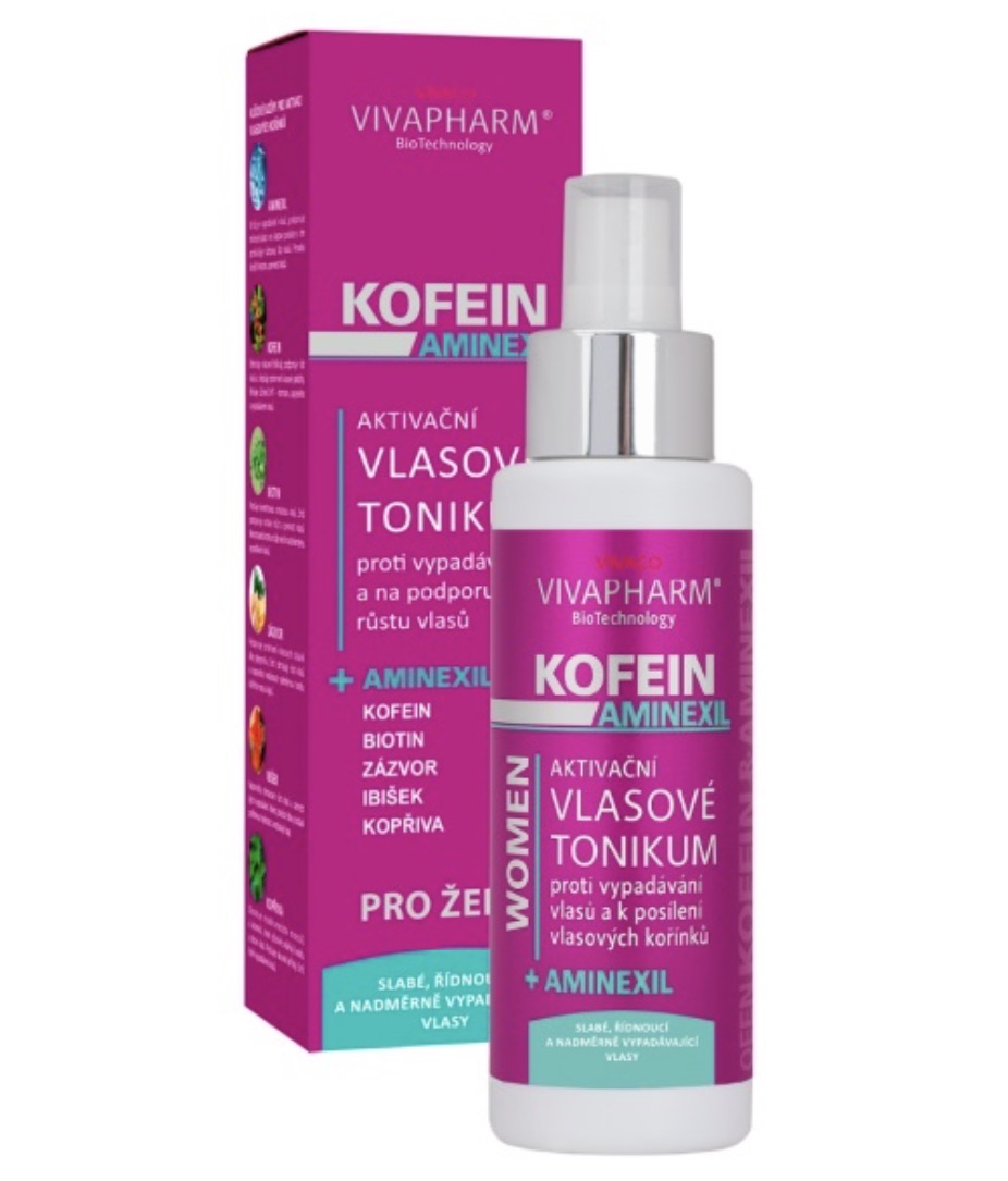 Vivaco Aktivační vlasové tonikum pro ženy KOFEIN +AMINEXIL 100 ml