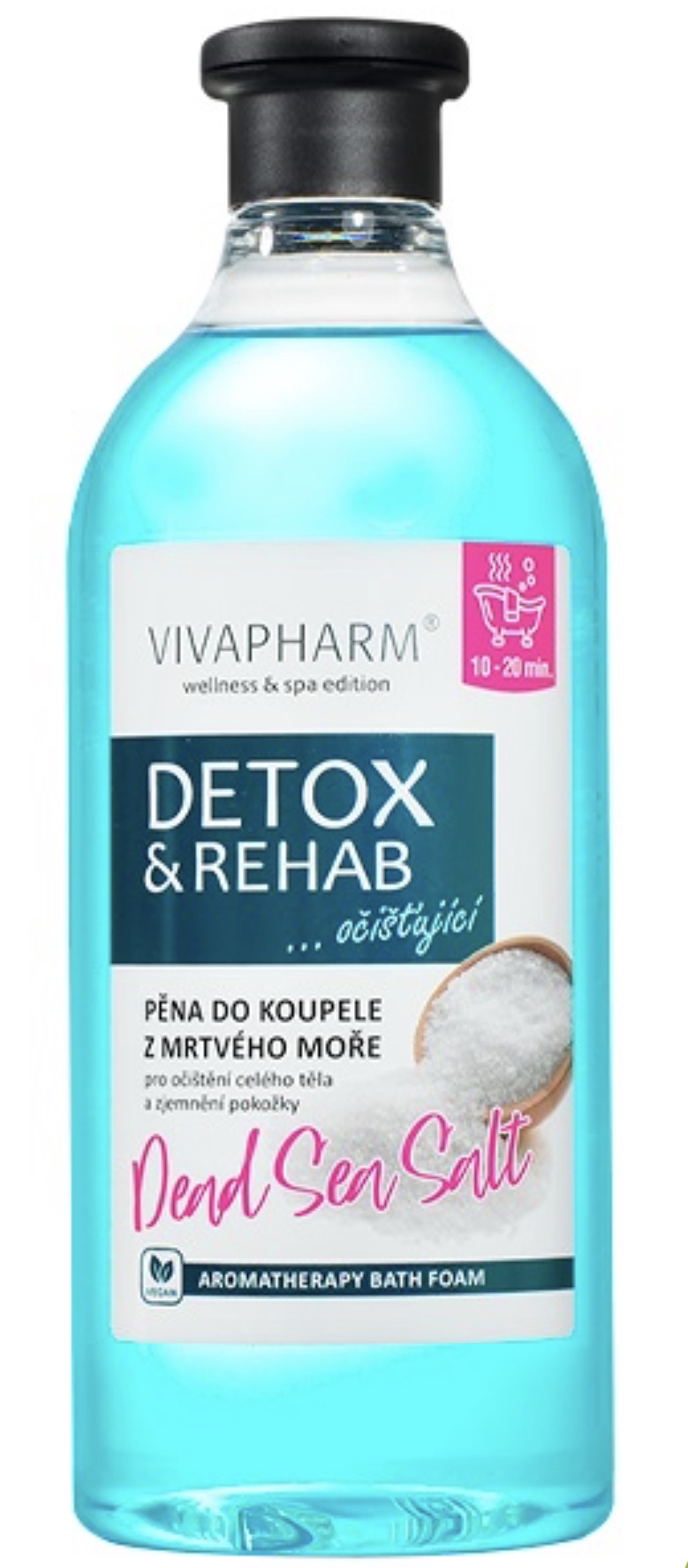 Vivaco Pěna do koupele z mrtvého moře DETOX a REHAB 750 ml