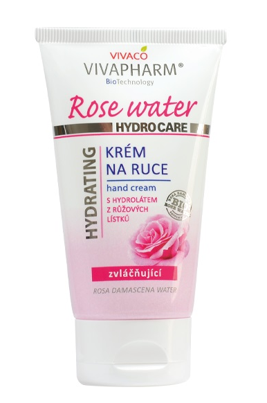 Vivaco Krém na ruce s růžovou vodou VIVAPHARM 75 ml 