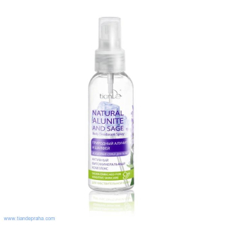 TianDe deospray "Přírodní alunit se šalvějí" 100 ml SLEVA DO VYPRODÁNÍ ZÁSOB! EXP 9/26